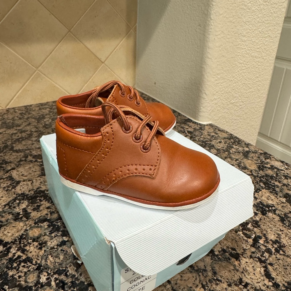 Lace Leather Toddler Shoes